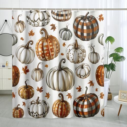 Fall Pumpkins Sheridan Set 72x72 Polka Dots