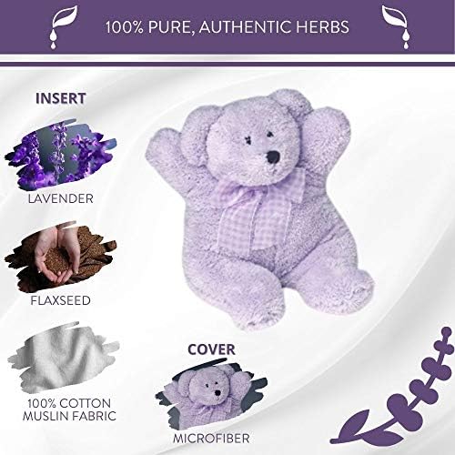 Relaxing resting aid Plush lavender pillow microwavable relaxation companion