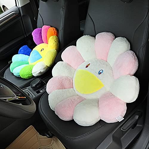 Colorful Plush Sunflower Toy Doll Cushion Pillow