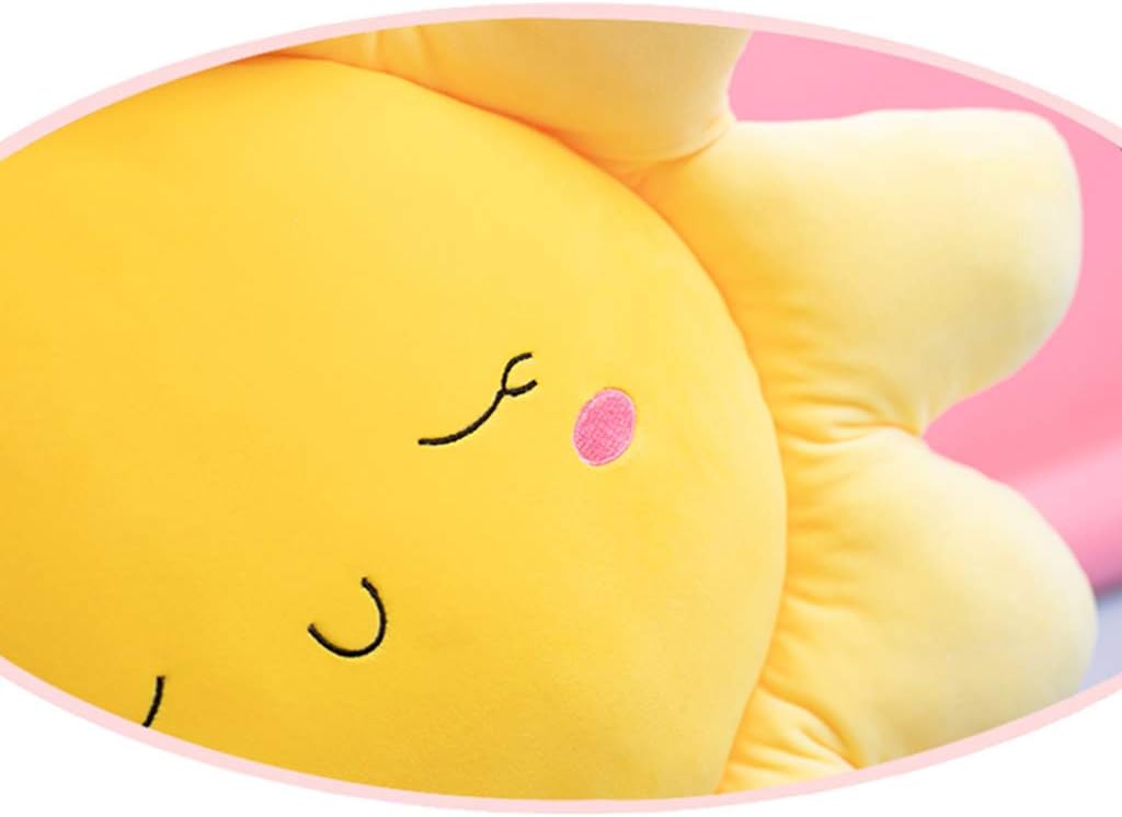 Cartoon Sun Shape Plush Pillow for Neck Support