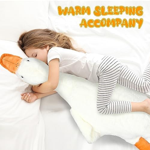 Lenwen 63 Inch Giant Goose Plush Pillow Toy