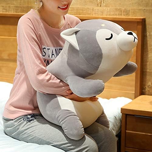 Husky Plush Pillow for Kids