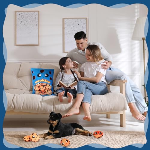 Cute Plush Pillow with Cookies for Fans of Kawaii Comfort