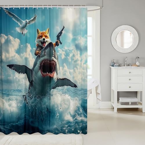 Jeje HumBLE Animal Bath Curtain