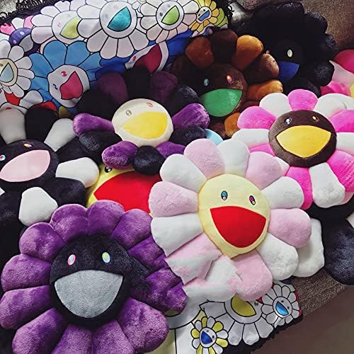 Colorful Plush Sunflower Toy Doll Cushion Pillow