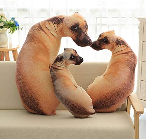 Toys Games Plush Pillows Toyvian 1PC 3D Dog Throw Pillow for Kids