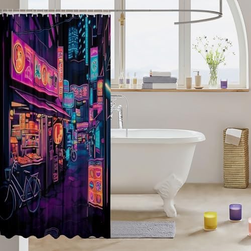 Feelyou Anime Bath Curtain Set