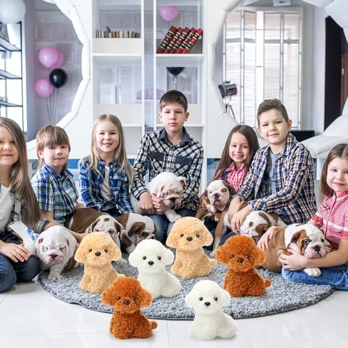 Harrycle 6 Piece 8 Inch Stuffed Animal Plush Dog Puppy Set