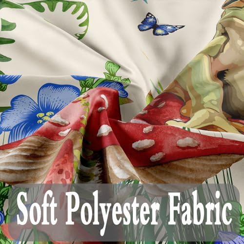 Boho Mushroom Shower Curtain