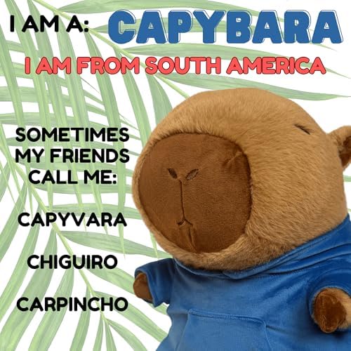 Adorable Huge Stuffed Capybara Plush 15 - Snuggle