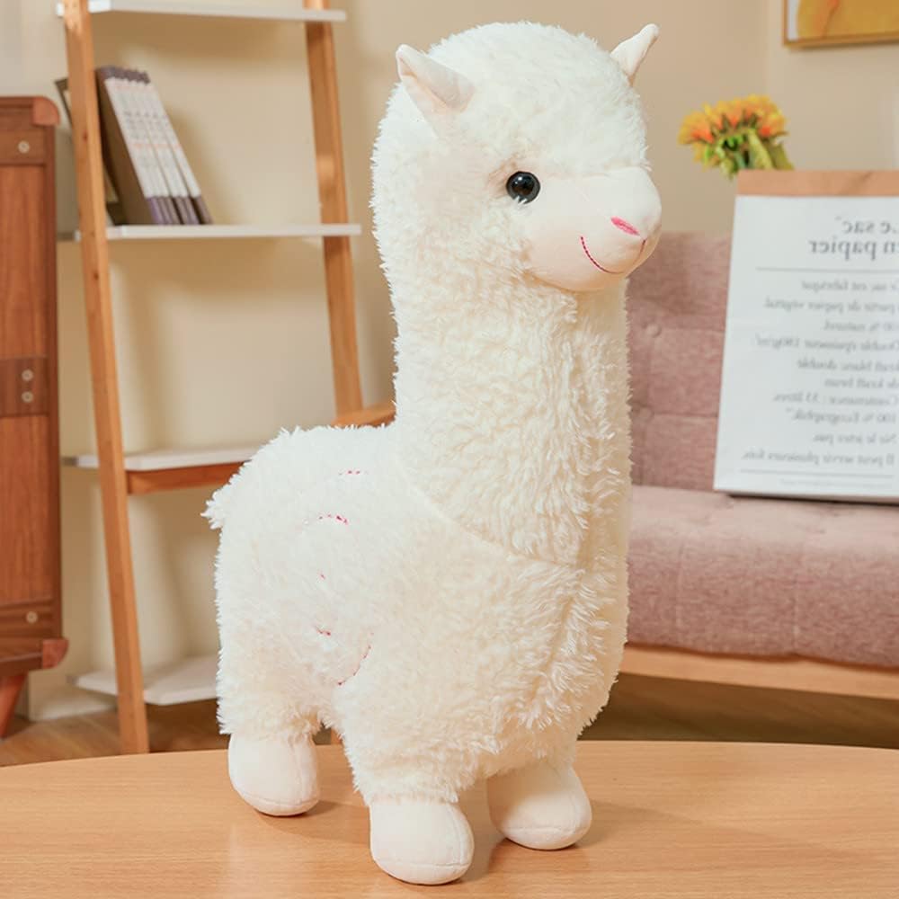 Stuffed Animal Pillow Alpaca Plush Toy for Kids Adults