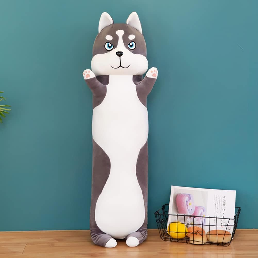 HUGGable Long Husky Stuffed Animal Dog Plush 26 In for Kids
