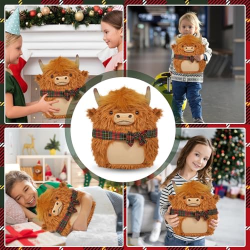 Highland Cow Stuffed Animal 114 Inch Brown