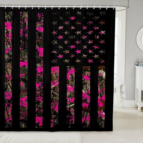 Feelyou Camo Bath Curtains