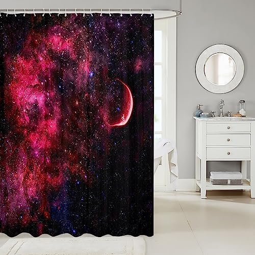 Starry Sky Kids Boho Development Washable shower curtains