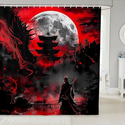 Manfei Western Dragon Kids Shower Curtains