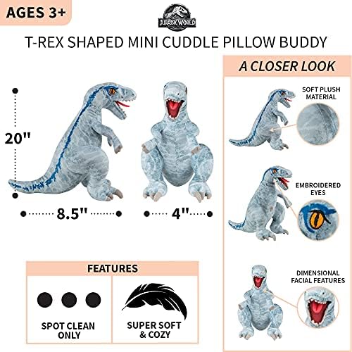 Franco Kids Bedding - Jurassic World T-Rex Cuddle Pillow Buddy