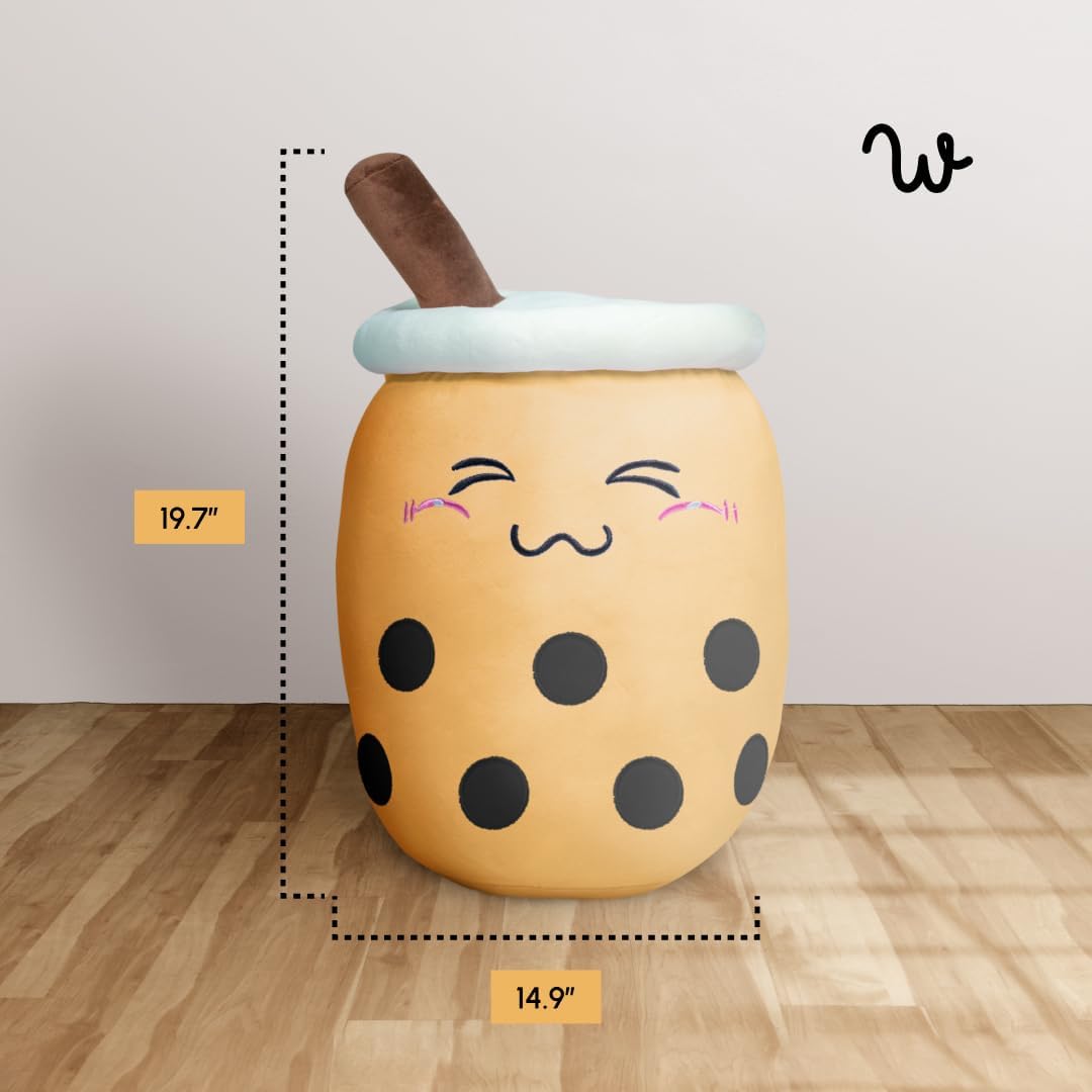 Stuffed Plush Tea Pillow for Kids Boys Girls Teens