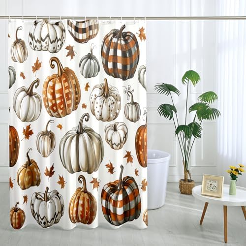 Fall Pumpkins Sheridan Set 72x72 Polka Dots