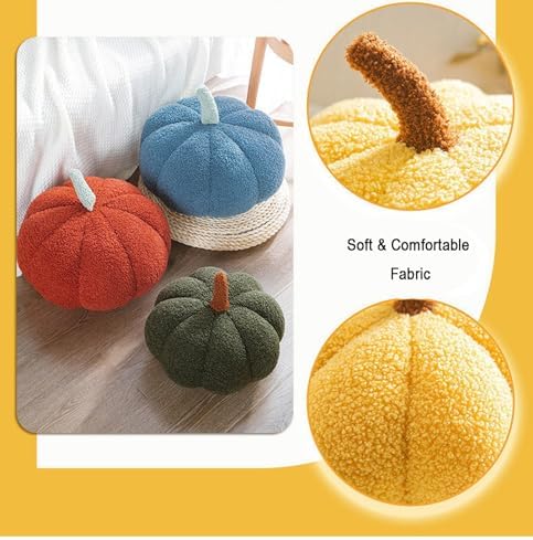 Kelud Halloween Plush Pumpkin Throw Pillow