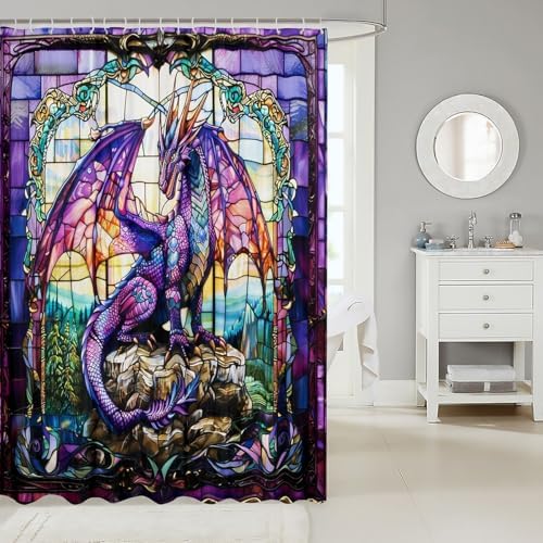 Stylish Purple Dragon Bath Experience Enhance Your Day