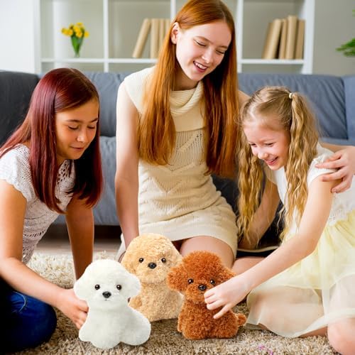 Harrycle 6 Piece 8 Inch Stuffed Animal Plush Dog Puppy Set
