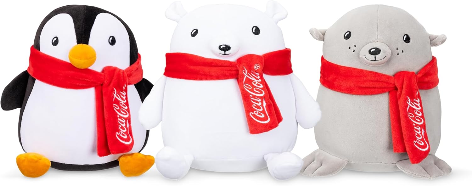 Coca-Cola 9 sealed plush toy collectible soft and cuddly for kids