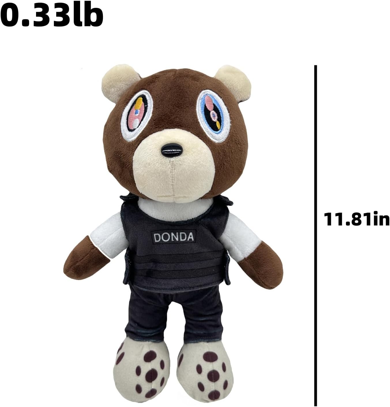 Kanye Teddy Bear Plush Doll