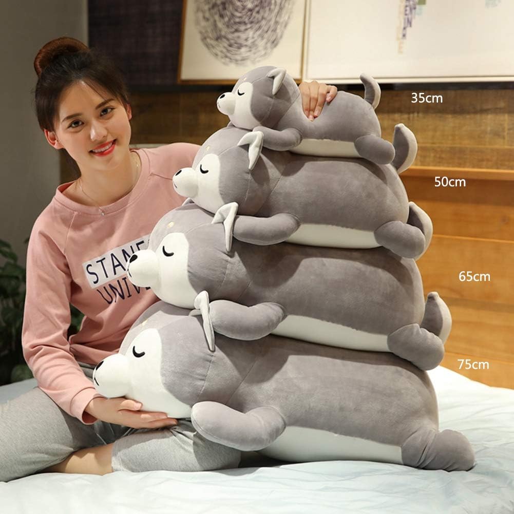 Husky Plush Pillow for Kids