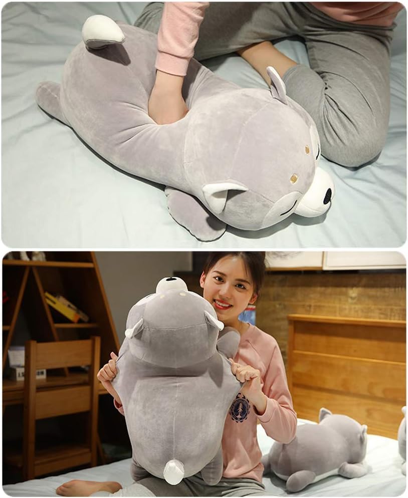 Husky Plush Pillow for Kids