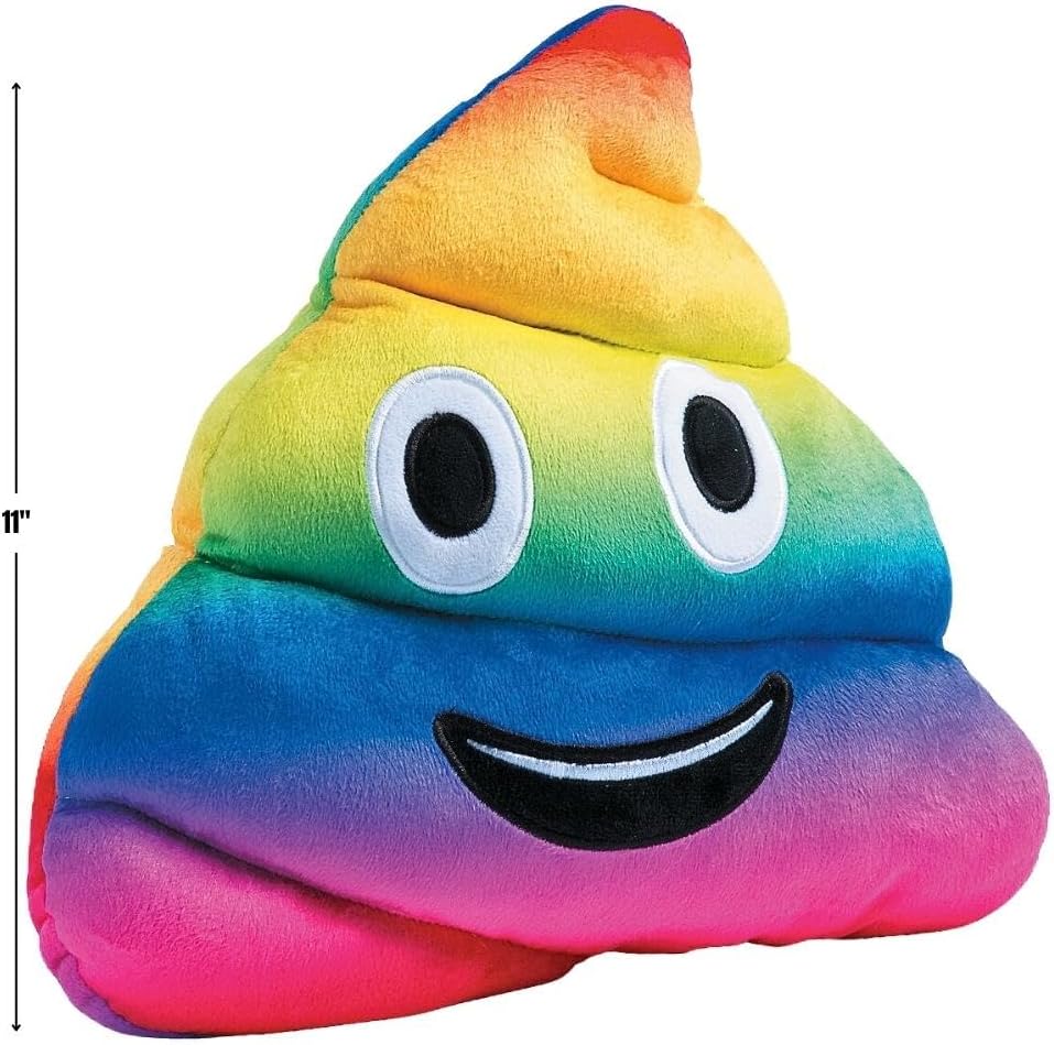 Fun Express Poop Pillow soft plush