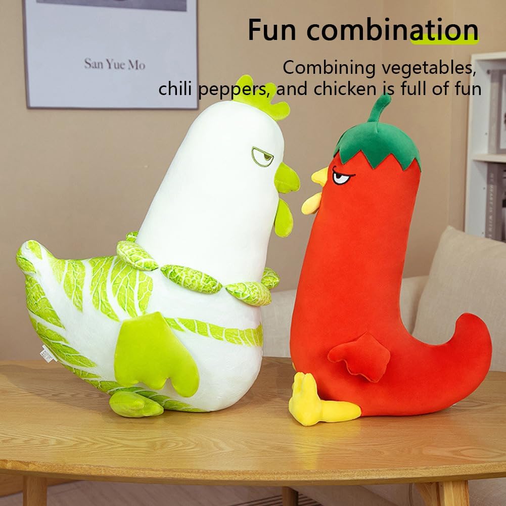 Yuthsona Funny Pepper Chicken Plush Pillow
