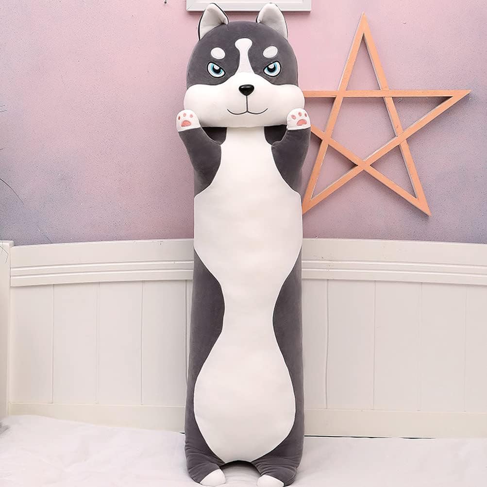 HUGGable Long Husky Stuffed Animal Dog Plush 26 In for Kids