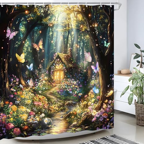 Fairy World shower curtain set