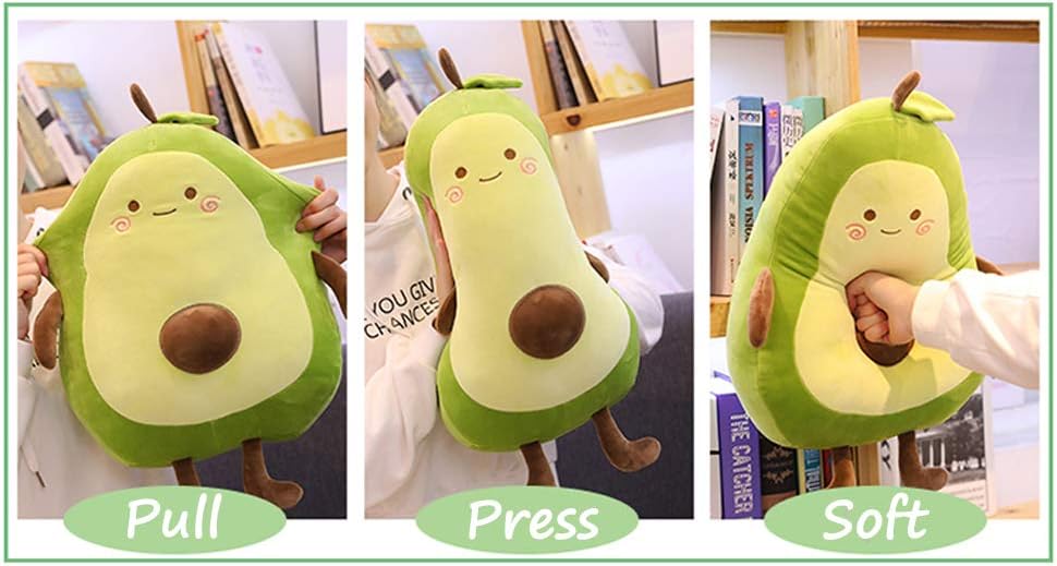 EHOTONG Avocado Plush Food Pillow - CUTE FUNNY Fruit Pillow for Kids Adults