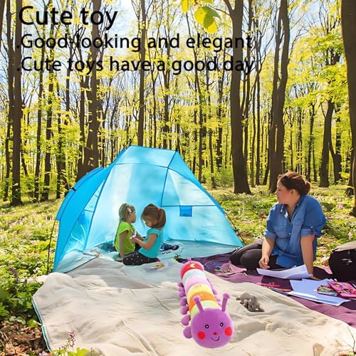 AUCooma 196 Catepillar Stuffed Animal Soft Plush Pillow for Kids and Adults