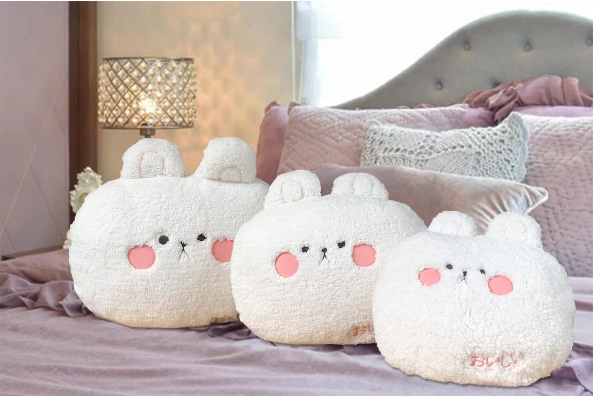 Adorable Rabbit Plush Pillow Travel Gift for Kids and Adults