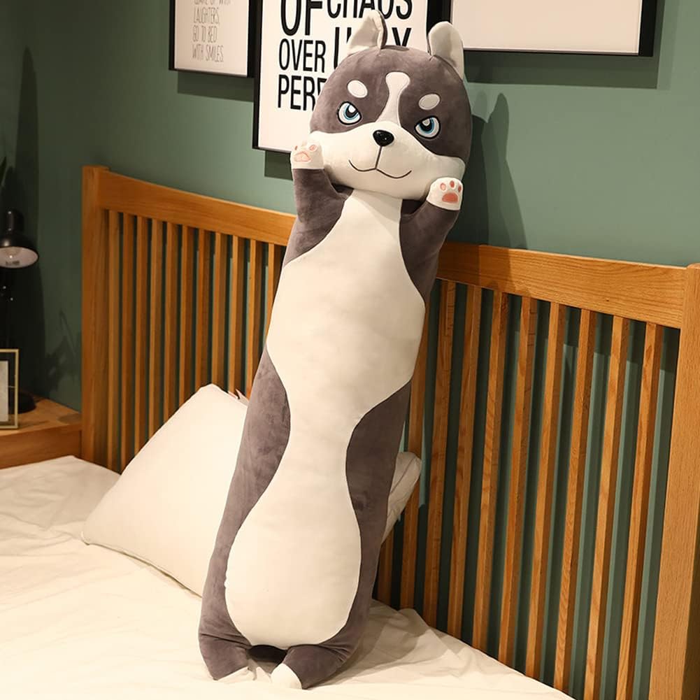 HUGGable Long Husky Stuffed Animal Dog Plush 26 In for Kids