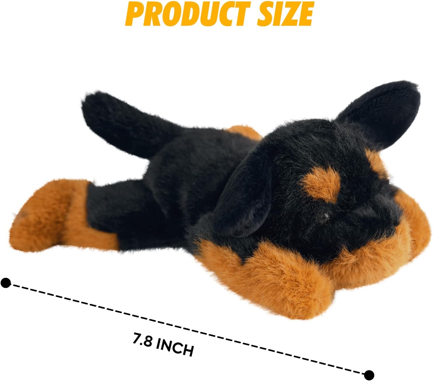 PEACH CAT Rottweiler Plush