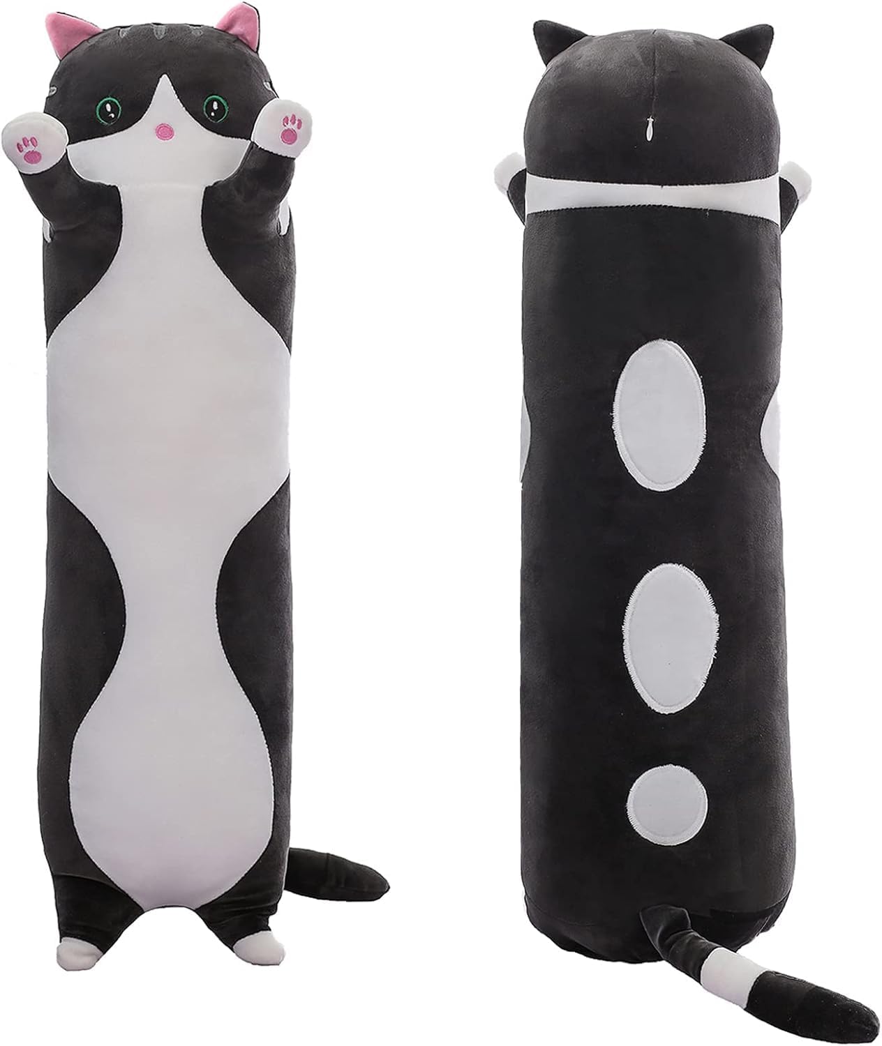 Smpressive Long Plush Cat Pillow Plushie Gift for Kids or girlfriends