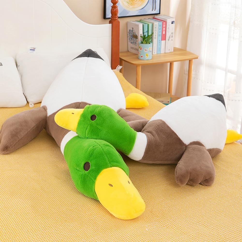Realistic Mallard Duck Plush Pillow Toy