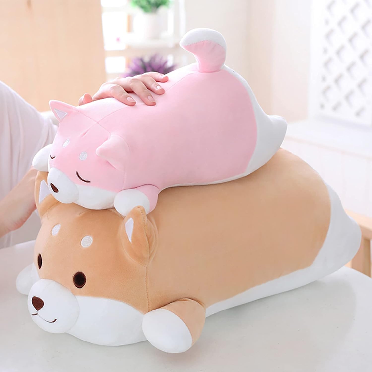 Adorable Shiba Inu Plush Pillow for Cuddling