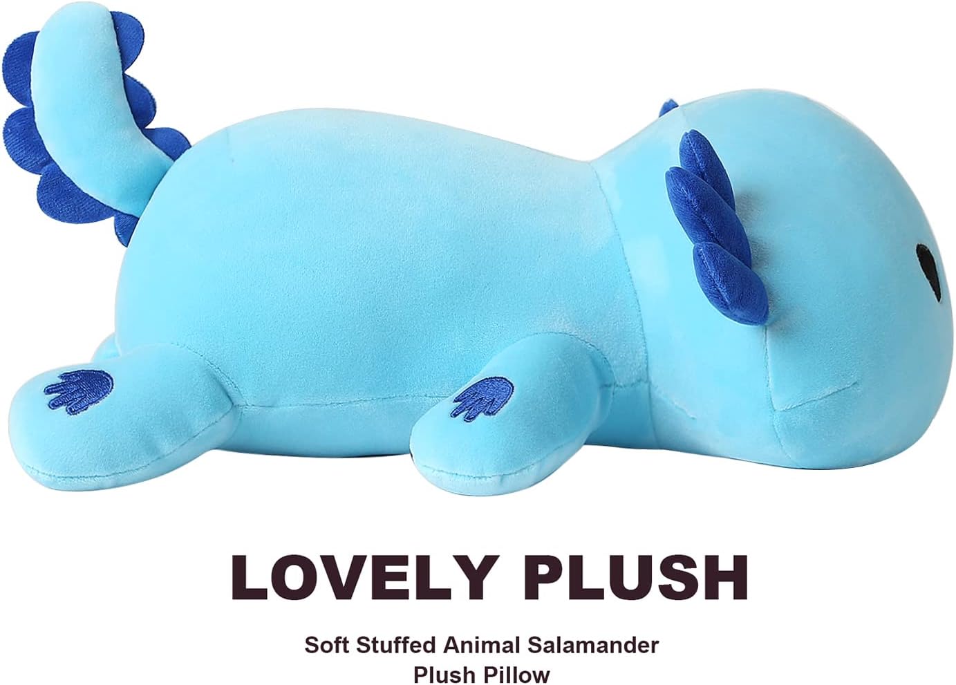Onsoyours Blue Axolotl Plush Pillow 19 Inch Cute Stuffed Animal