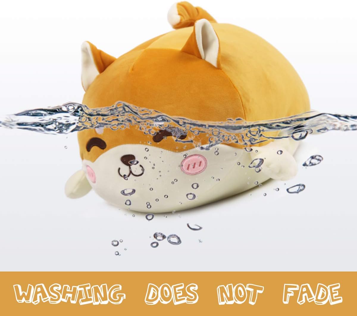 ARELUX Shiba Inu Plush Pillow Kawaii Stuffed Animal Pillow for Kids Adults