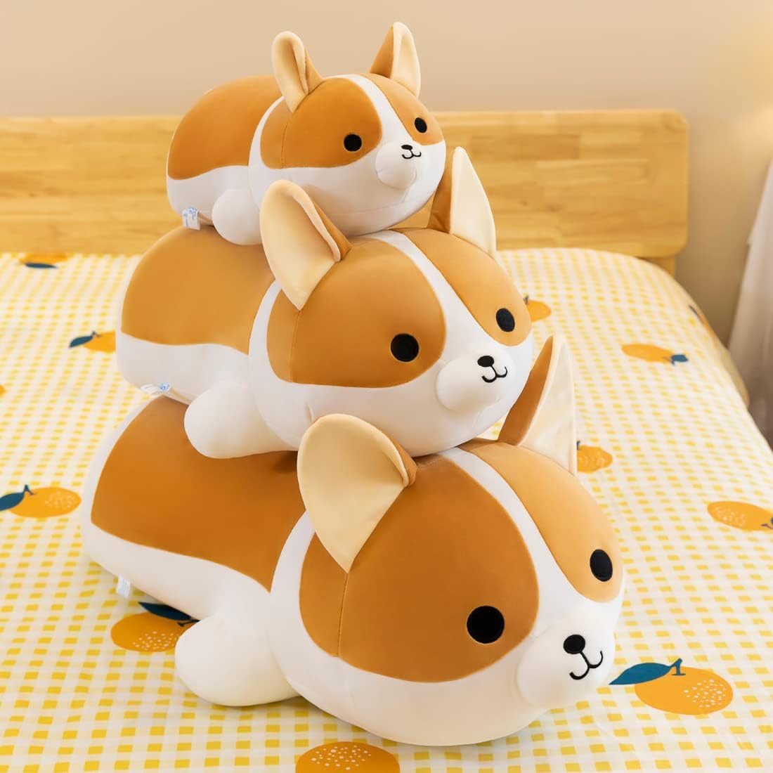 Corgi Plush Dog Pillow for Kids - Yeqivo Unique Gift