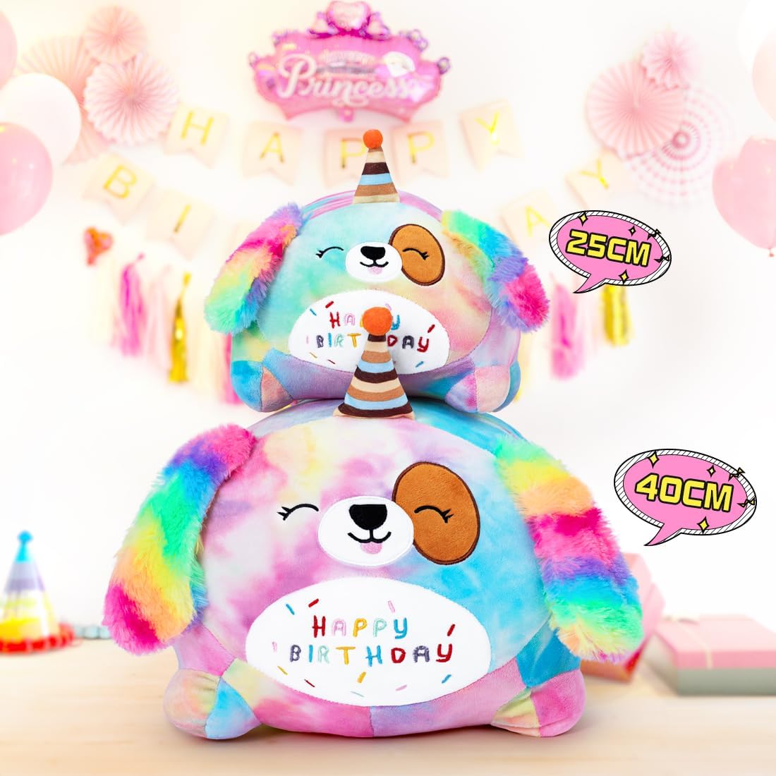 Happy Birthday Dog Plush Toy