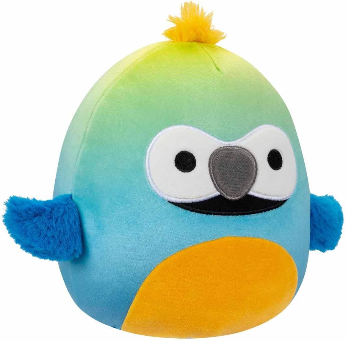 Squishmallows 75-inch Plush Macaw Parrot with a Realistic Branch Design