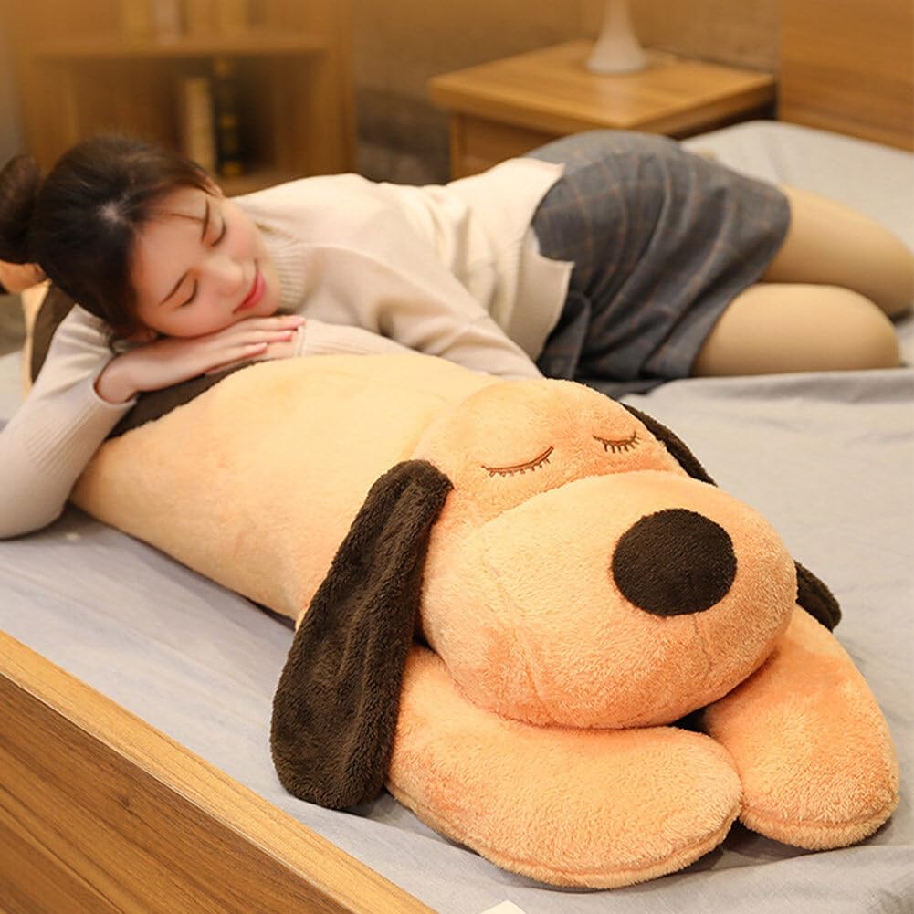 Giant Dog Stuffed Animal 236 inch Soft Plush Pillow with Puffy Body