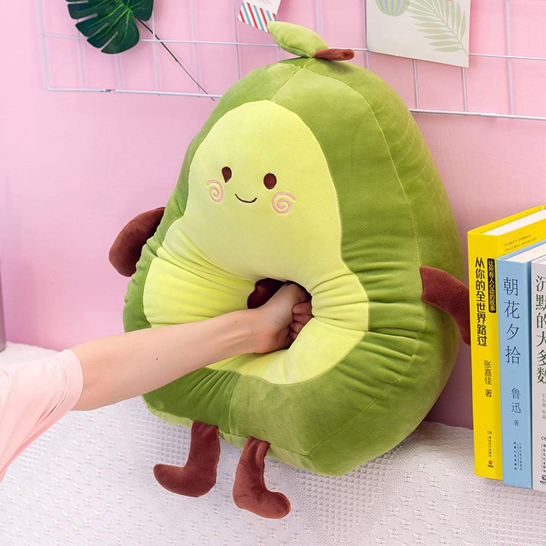 EHOTONG Avocado Plush Food Pillow - CUTE FUNNY Fruit Pillow for Kids Adults