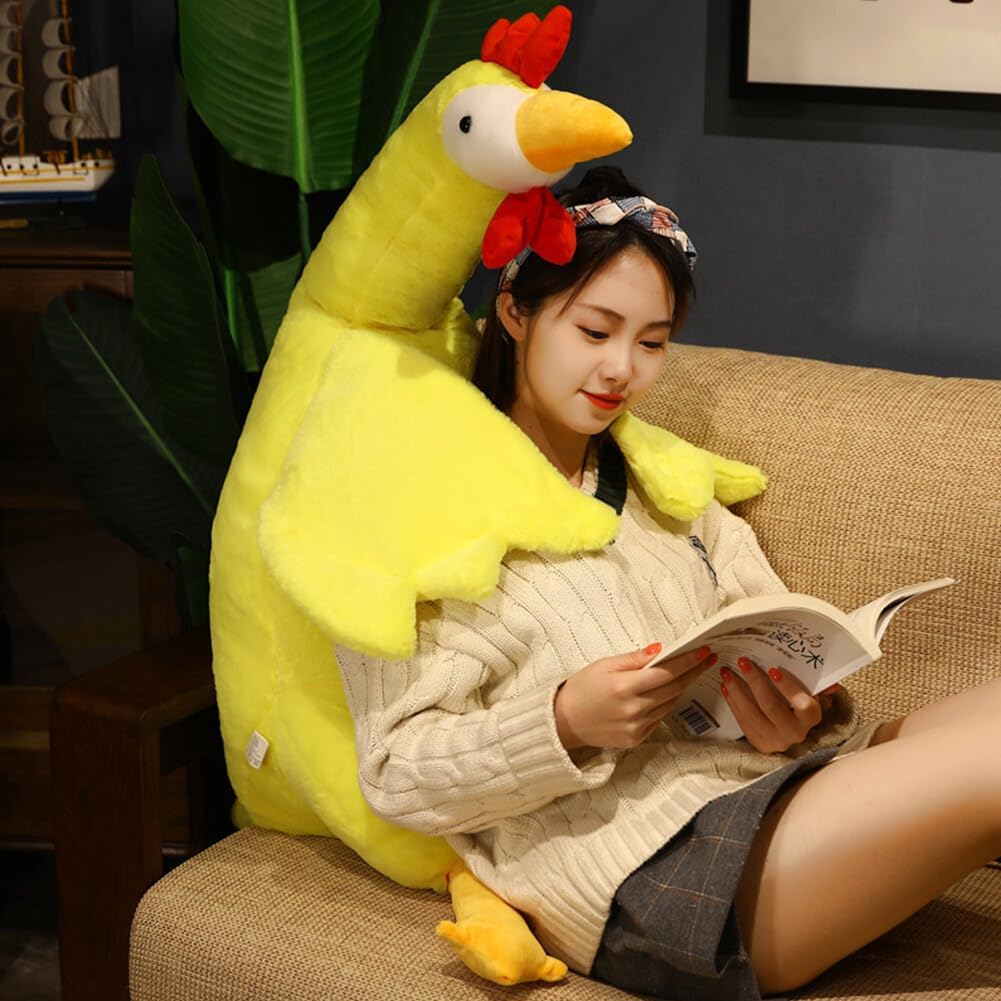 Yuthsona Chicken Plush Pillow Cozy Realistic Design for Kids Adults